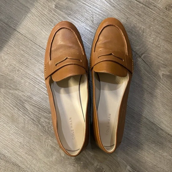 Cole Haan Women’s Pinch Grand Penny Loafer - British Tan Size 8.5 - Picture 3 of 7